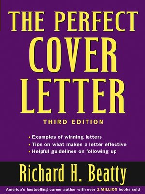cover image of The Perfect Cover Letter